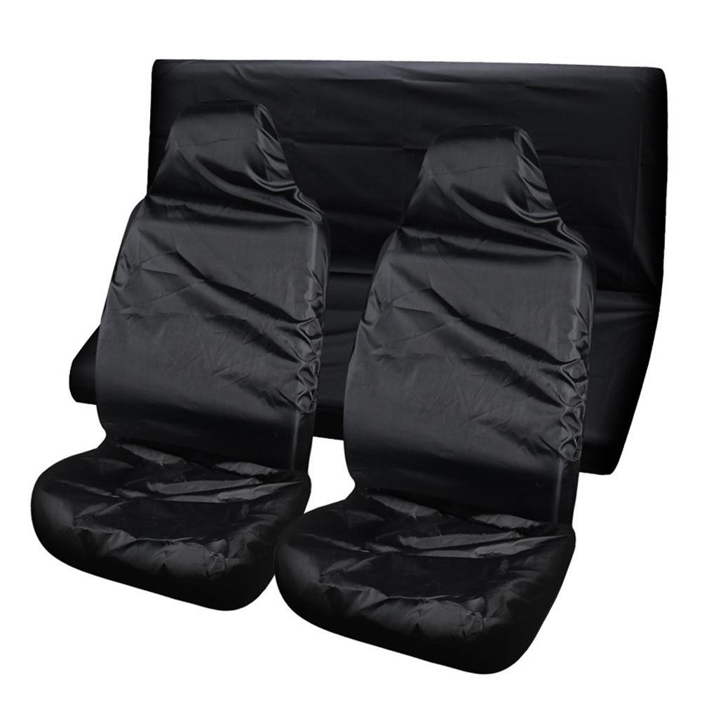 Wysokiej jakości uniwersalna pokrowiec na siedzenie samochodowe 2/3-osobowe Wodoodporny Naprawczy Oxford Cztery Pory Roku Pokrowce Ochraniacz Pyłoszczelny Tkanina na Siedzenie Samochodowe C1X3