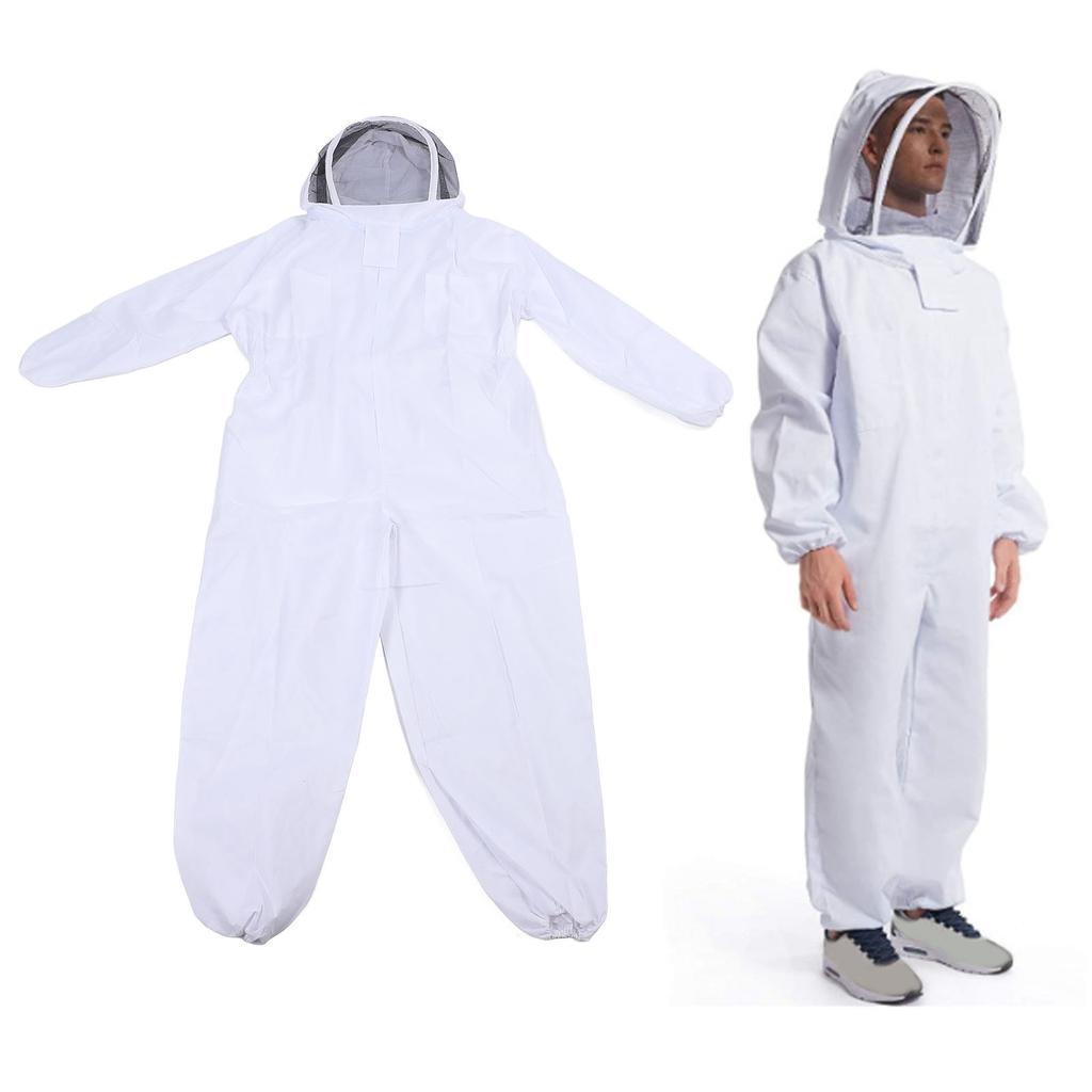 Bee Suit Ventilated Comfortable Flexible Beekeeping Suit with Gloves for Men and Women
