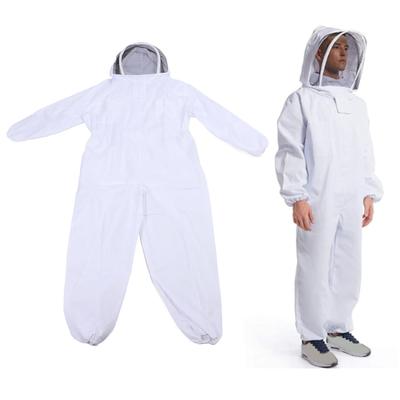 Bee Suit Ventilated Comfortable Flexible Beekeeping Suit with Gloves for Men and Women