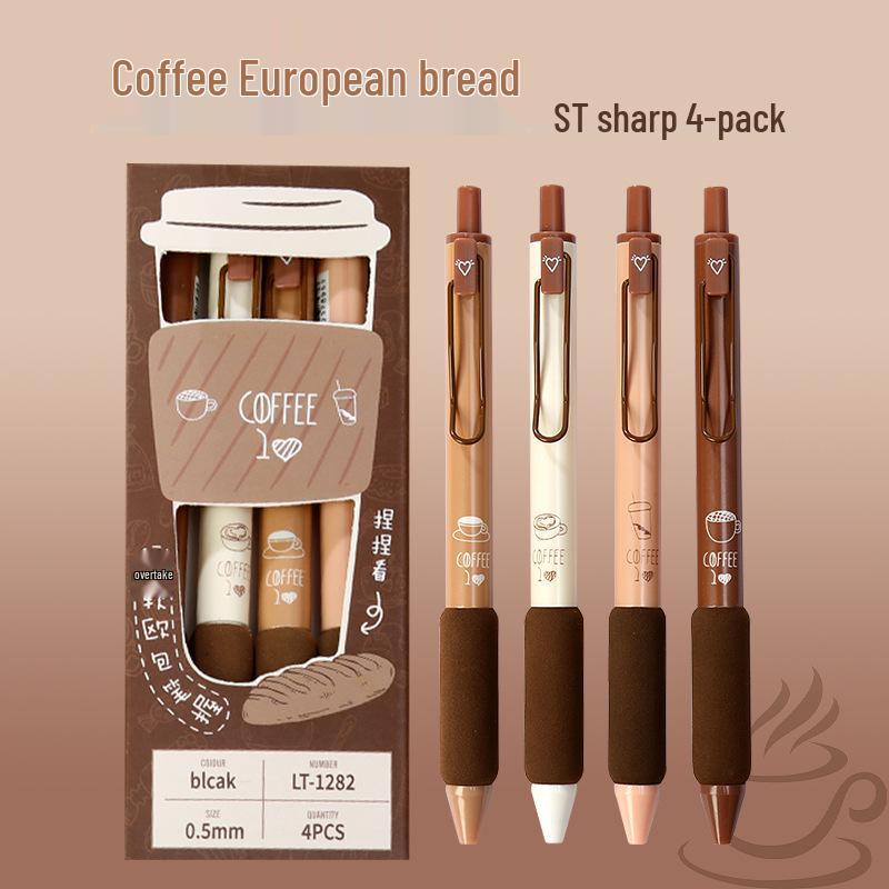 Black Quick-Drying Ballpoint Pen: Smooth Writing Without Calluses, Stylish Design, Ideal for Primary School Students