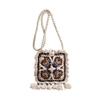 Small Square-shaped Shoulder Bag, Crossbody Bag for Beach Vacation, Beach Bag