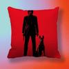 Classic Movie John Wick   Pillow cover gift High definition digital printingSurprise vivid pattern Household