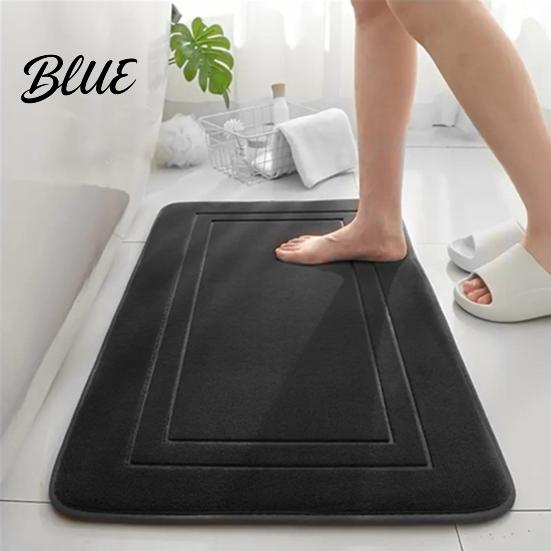 Super Absorbent Bath Water Bathroom Memory Foam Soft Non-slip Mat Ultra Quick Dry Rug Shower