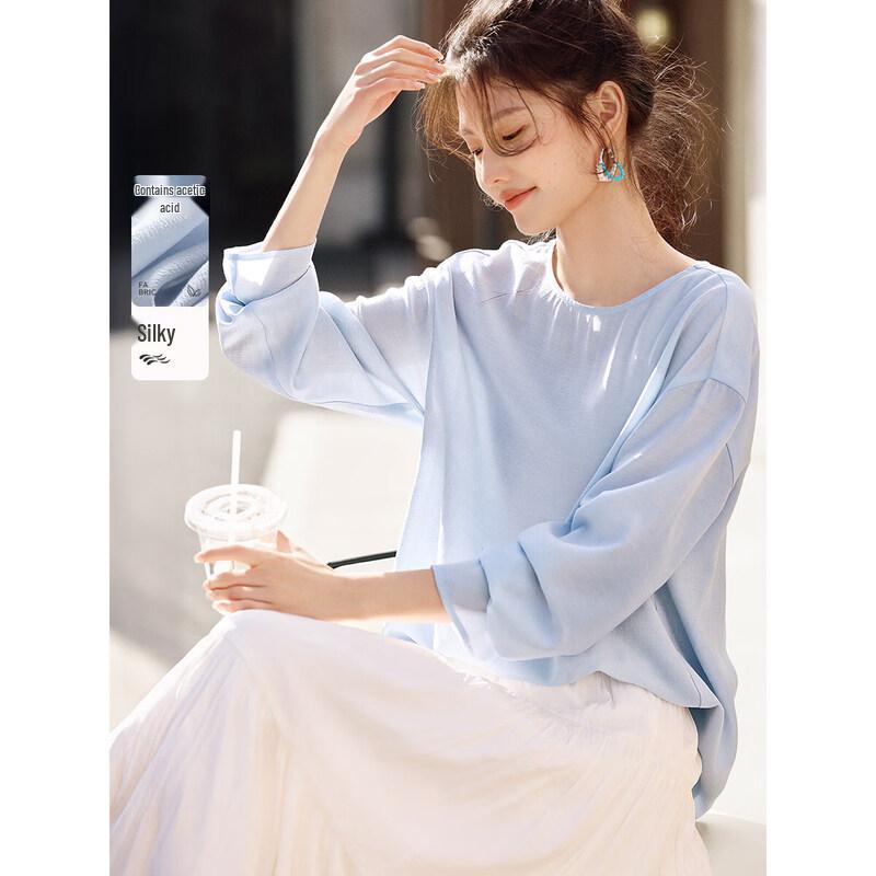 XWI Women s Acetate Blend Twist Back Blouse 2XL