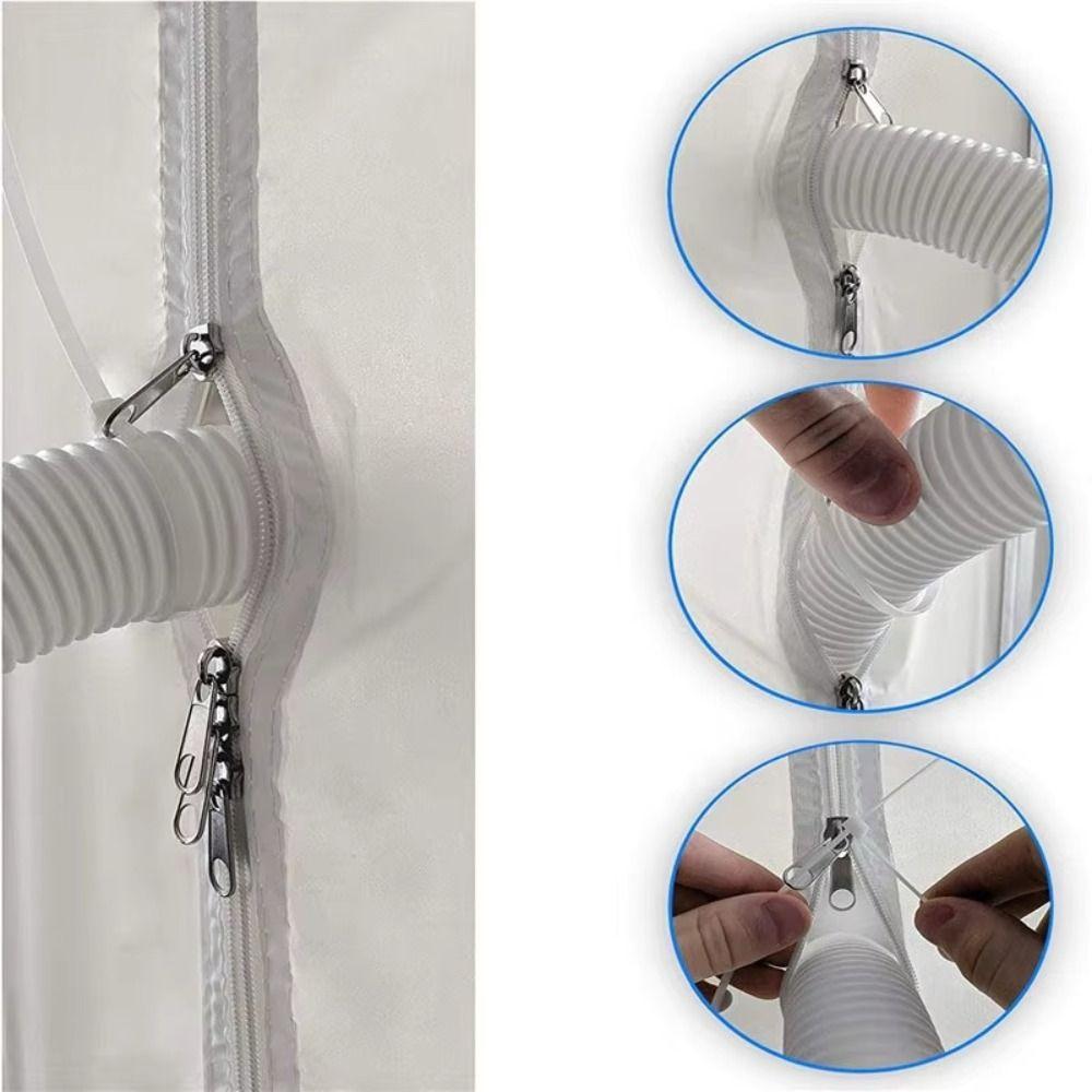 Oxford Cloth Mobile Air Conditioner Door Seal Convenient Efficient Cooling Cloth  Home Cooling