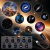 USB Galaxy Projektor Nachtlicht 360° Drehbar LED Sternenhimmel Umgebungslicht für Party Heimdekoration