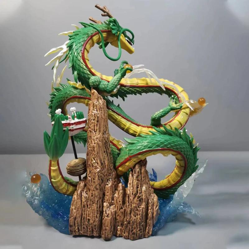 Dragon Ball Z Shenron 24cm Figura de Anime Figura del Shenron del Mar Modelo de Acción de PVC Estatua Coleccionable Decoración de Habitación Juguete Regalos de Cumpleaños