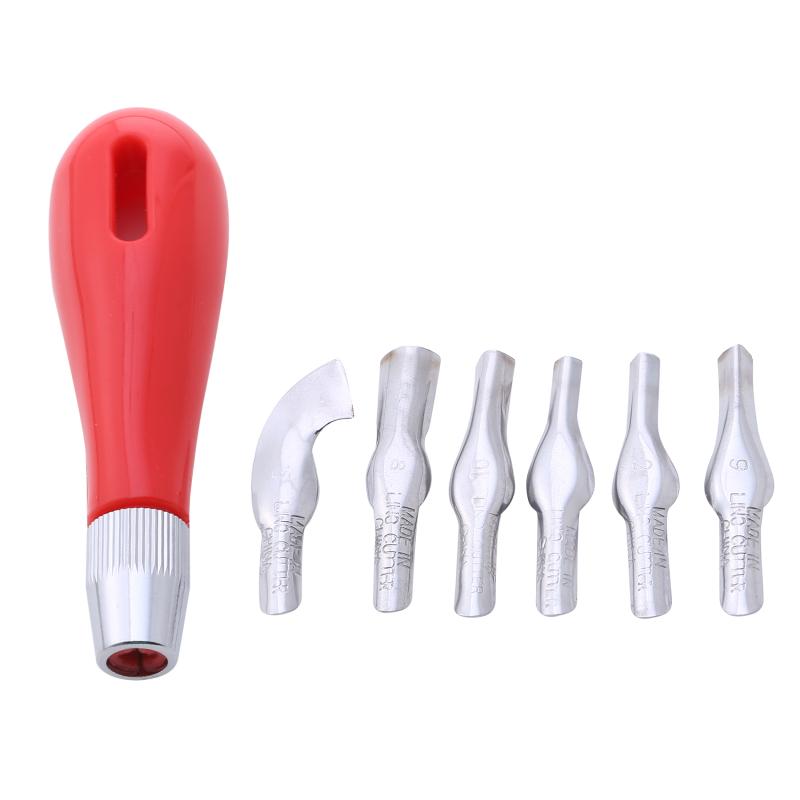 Instrument de sculptură Practic Începător DIY Portabil ABS Tăietor Linoleum Artă Consumabile Ergonomic Școală Gravură Multifuncțional