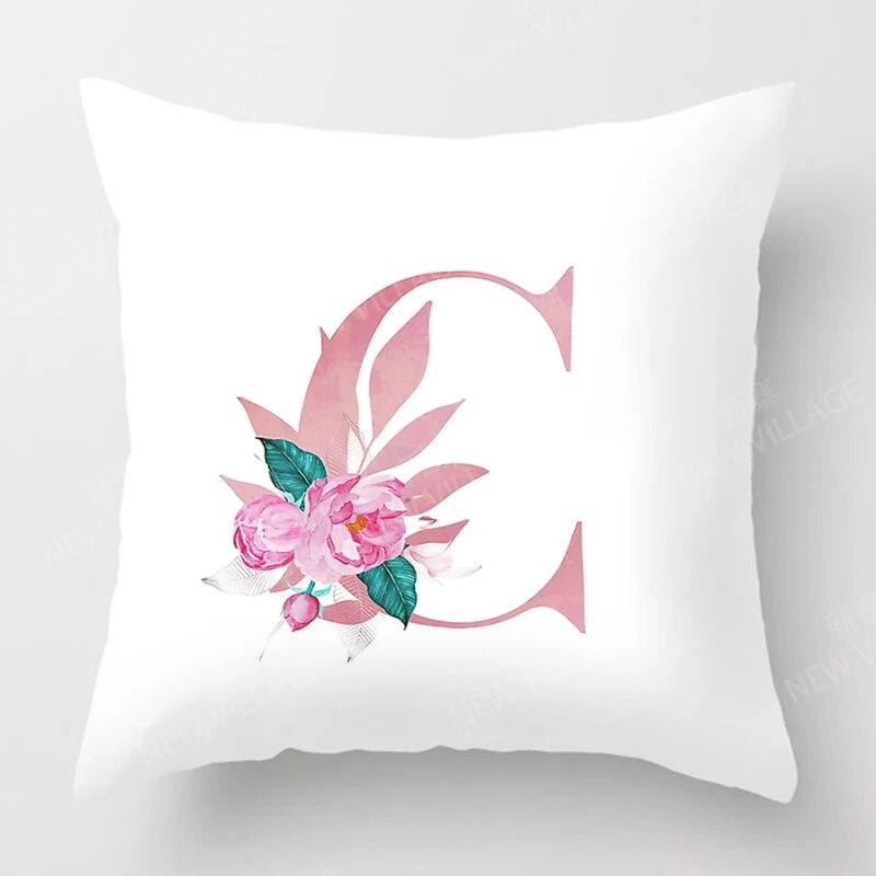 Bedroom Living Room Sofa Cushion Cover Letter Word Pattern Pillow    Home Decor Throw