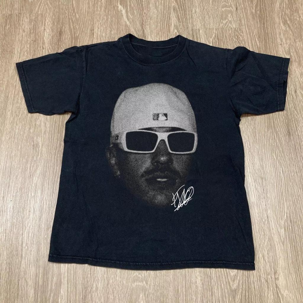 Retro Style Feid Ferxxo Signed Big Face T-Shirt Black Unisex S-5XL LI996