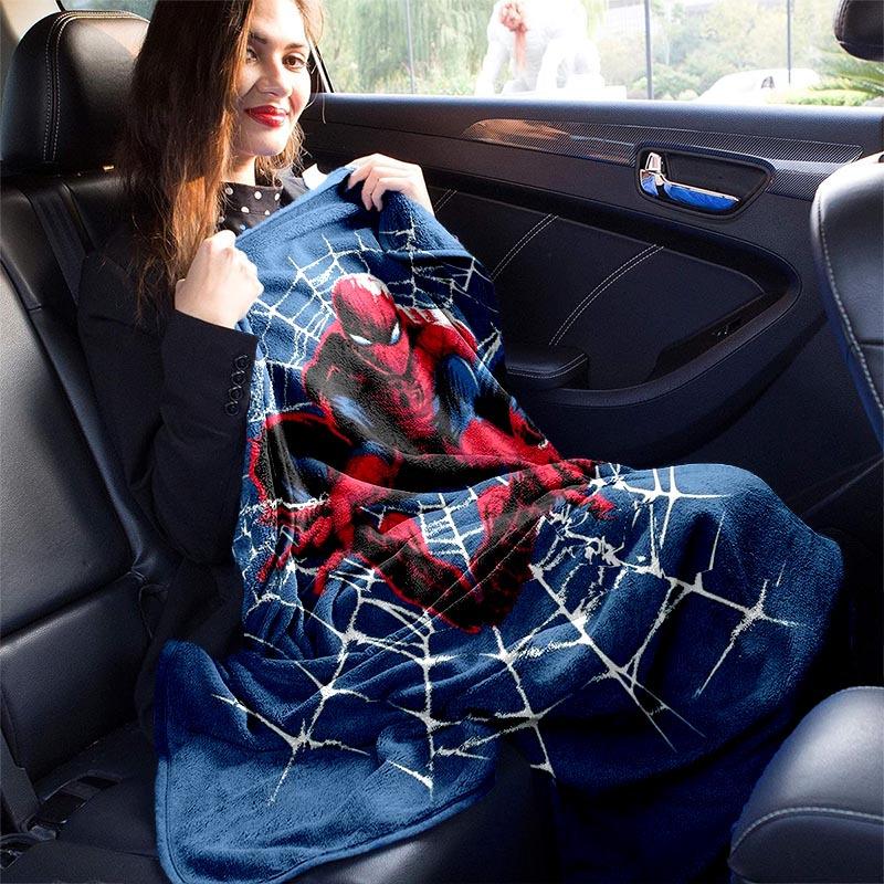 1pc Spider-Man Printing Blanket - Soft, All-Season Throw for Living Room, Bedroom,Personalized Gift with Adorable Cartoon Design