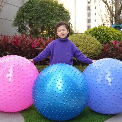 22''  Large Sensory Massage Ball Bouncy Yoga Exercise Ball Big Knobby Balls Large Spiky Ball Inflatable Sensory Balls Outdoor