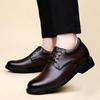 Autumn and Winter Men's Fashionable New with Increased Height for Business Leather Shoes Brand Men's Comfortable Leather Shoes