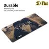 PC Personalized License Plate Style D xCM Iron Sheet Painting Custom Text Metal Tin Sign for Garage Car Lover Wall Deco