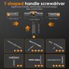 42 in 1 Magnetic Screwdriver Set Multi-functional Ratchet Screwdriver Set Multi Bit Drive Set for Furniture Computer Repair Tool