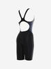 Toneidoseupocheu Mix Black & Gray Firm Women'S Half-Body Swimsuit