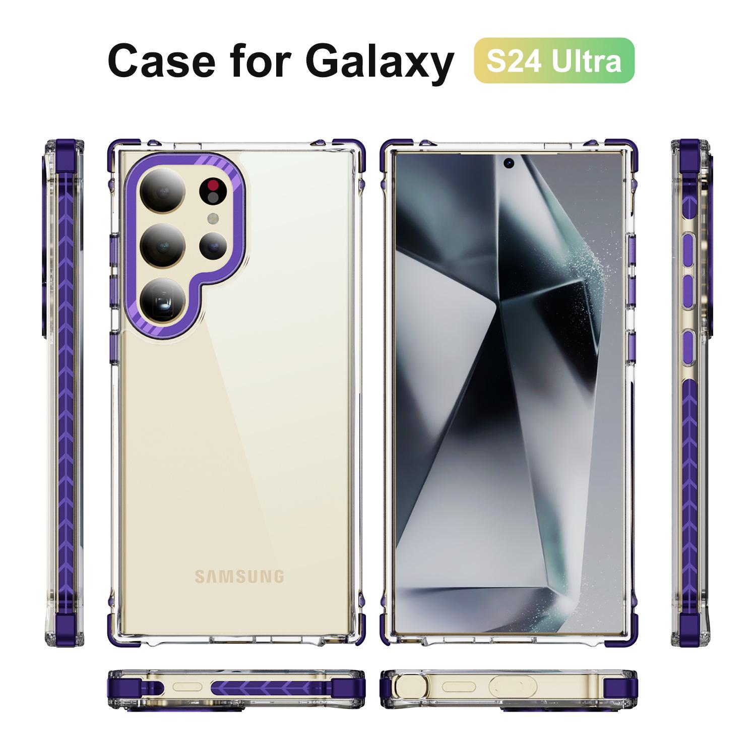 

Для S25 для чехол для телефона Samsung ТПУ Модный Приятный на ощупь, Износостойкий, Защита от падений, Защита от отпечатков пальцев Прозрачный чехол для телефона S23