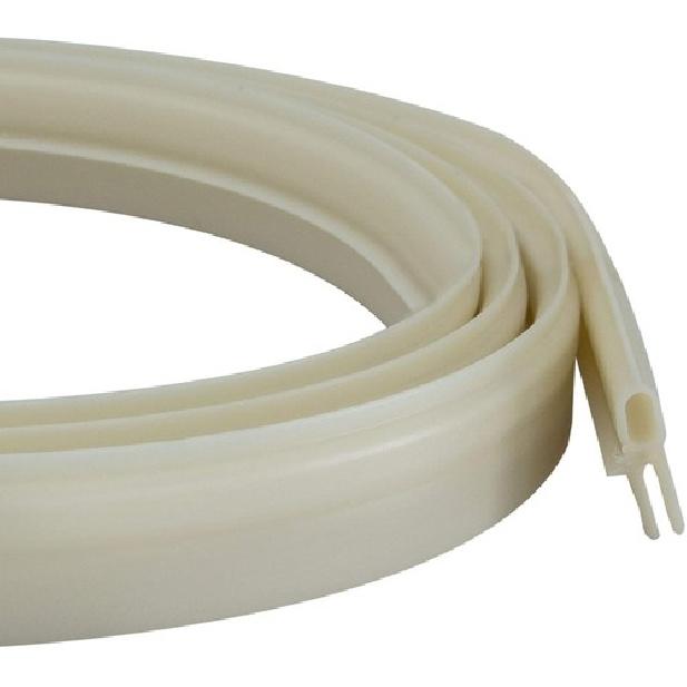 RV Roof Vent Seal White Vinyl | 51" RV Seal Replacement for Roof Vents Made i