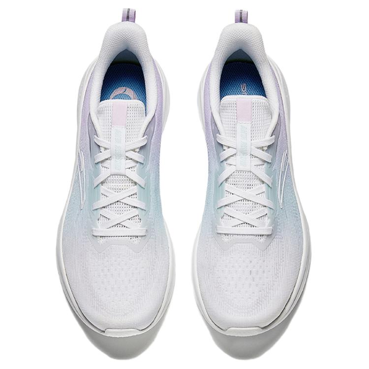 Anta Lightweight Comfortable Versatile Non-Slip Durable Low-Top Casual Running Shoes Women sneaker Purple White 122525540-3
