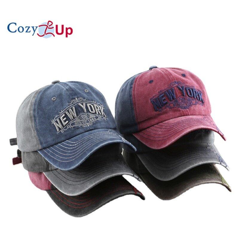 

Cozy Up Унисекс Бейсболка Ретро Цвет Соответствие Изогнутые Поля Открытый Солнцезащитный Крем