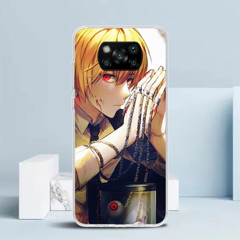 Huner X-Hunters Kurapika Soft Cover for Xiaomi Poco F7 Ultra X7 X6 X5 Pro M7 Phone Case Redmi 15 15C 13 13C 12 12C 10 10C Print