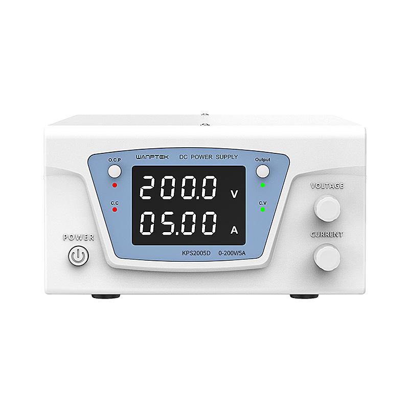 Gudao KPS2005D Adjustable DC Power Supply 200V 5A for Battery Charging & Motherboard Testing