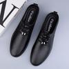 Genuine Leather Men's Oxford Shoes Office Business Casual Shoes Fashion Lace-up Male Formal Dress Footwear Derby Shoes Sneakers