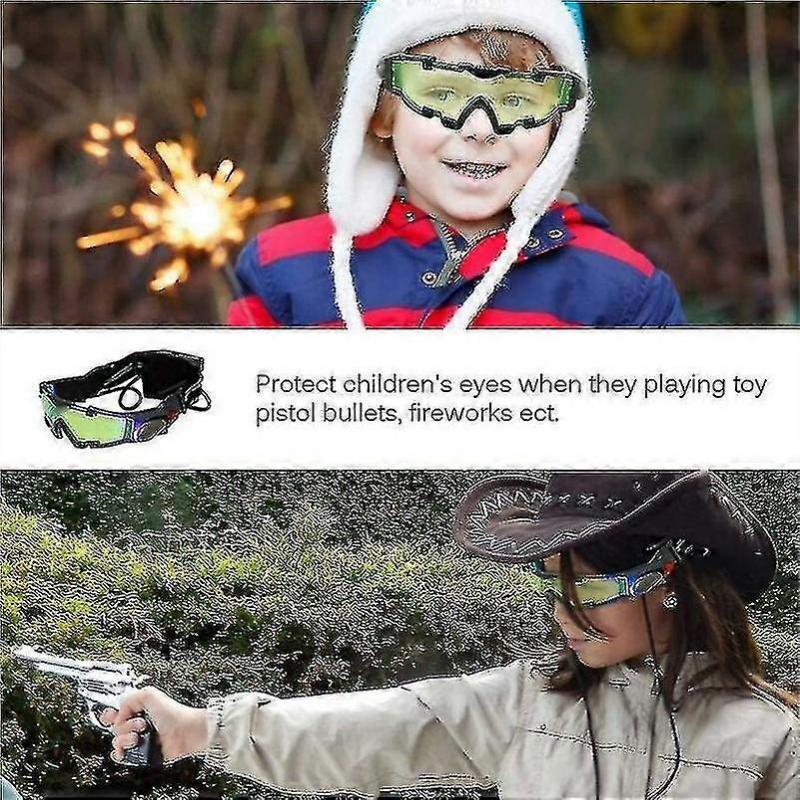 Night Vision Goggles For Kids, Adjustable Led Night Goggles With Flip Up Green Lens, Spy Night Vision Goggles