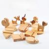 Cute Animal Cell Phone Holder Stand Wooden Smartphone Desk Holder for All Mobile Phones Animal Phone Stand Desk Ornament