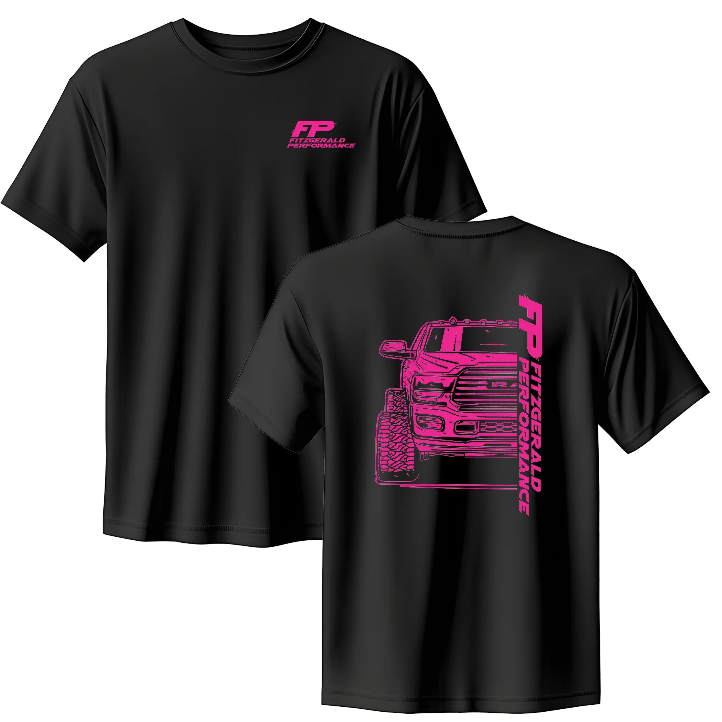 Pink Line Truck Graphic Tee 100% cotton – Diesel Mechanic Inspired Streetwear Top, Unisex Casual Fit, Perfect Gift for Auto & Truck Enthusiasts XXXL