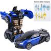 Children's Deformation Toy Car - One-Key Inertia Impact Puzzle Vehicle