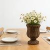 Eleganti Casali Rattan Sintetico Intrecciato Vasi Decorativi per Fiori Secchi E Artificiali Portafiori Decorazioni per Composizioni Floreali