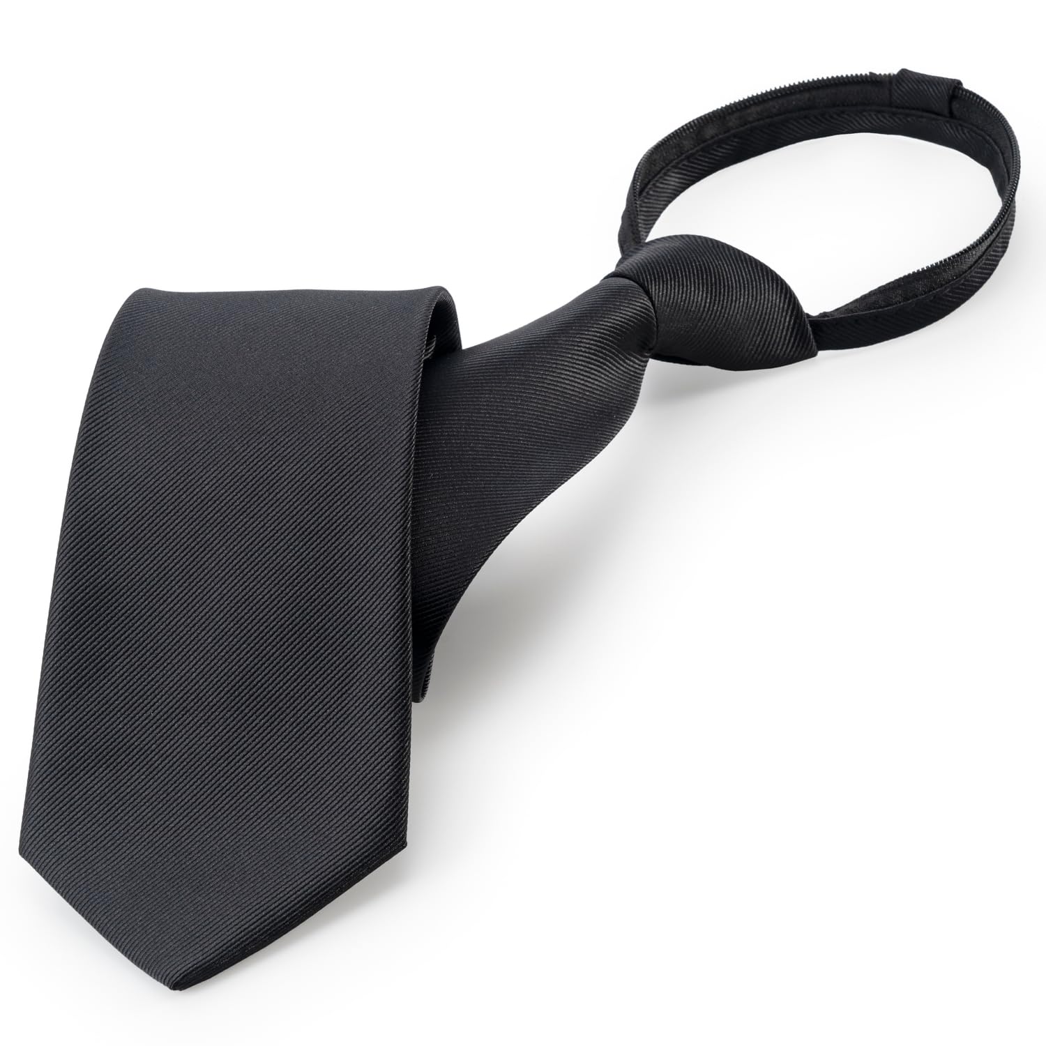 [Fukushodo] (Specialty store for weddings and funerals × Recommended by funeral professionals) Black tie, one-touch, easy to put on for funerals,