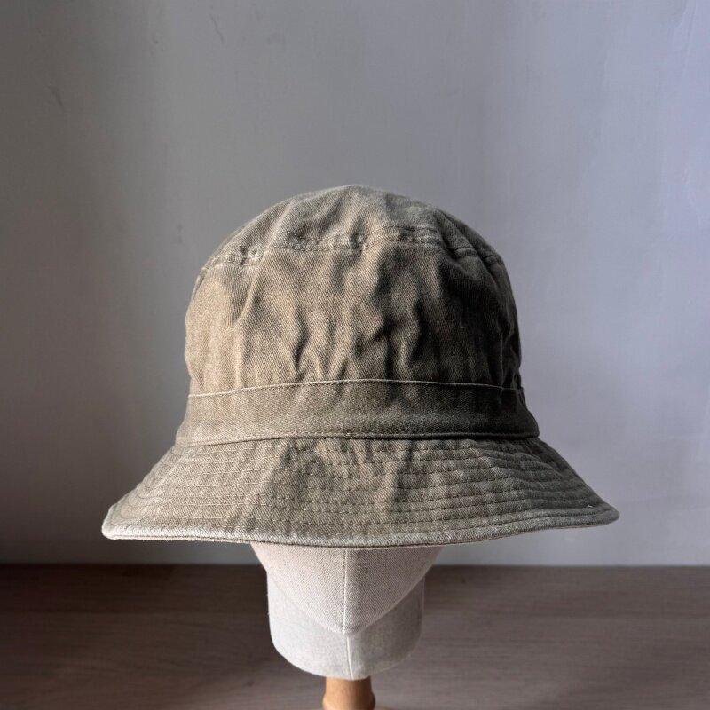 Bavlněný klobouk typu bucket s popruhem na bradu Nadměrný klobouk do slunce Bob Chapeau Šňůrka Panama Letní Rybářský Venkovní Ochrana proti UV Unisex Čepice