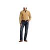Polo Ralph Lauren Solid Color Polo Collar Single-Breasted Long Sleeve Shirt With Embroidered Pony Men Shirts Camel MNPOWOV16823884-260