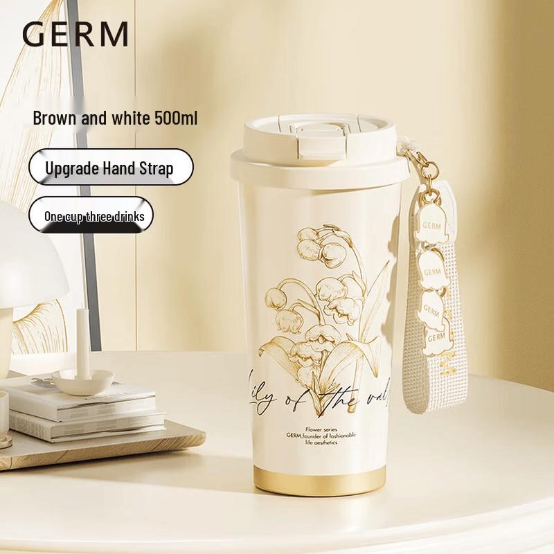 LINGCHEN Insulated Travel Coffee Mug