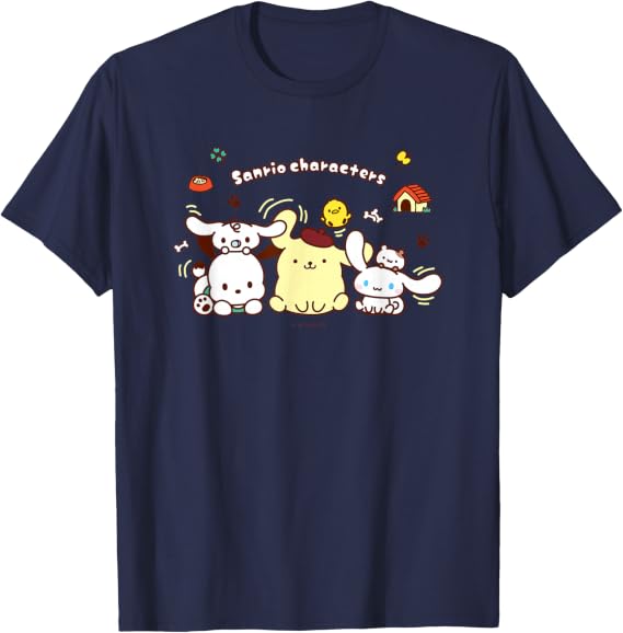 Sanrio Characters Yuru Dog Character T-Shirt