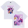Anime K-pop Demon Hunters Rumi Mira Zpey Film Graphic T-Shirt Men Women Harajuku High Quality Oversize Cotton Streetwear