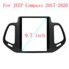HAOCHEN Car  Frame Stereo Trim Frame  9.7 inch Car Dashboard Interior Accessories For JEEP Compass 2017-2020