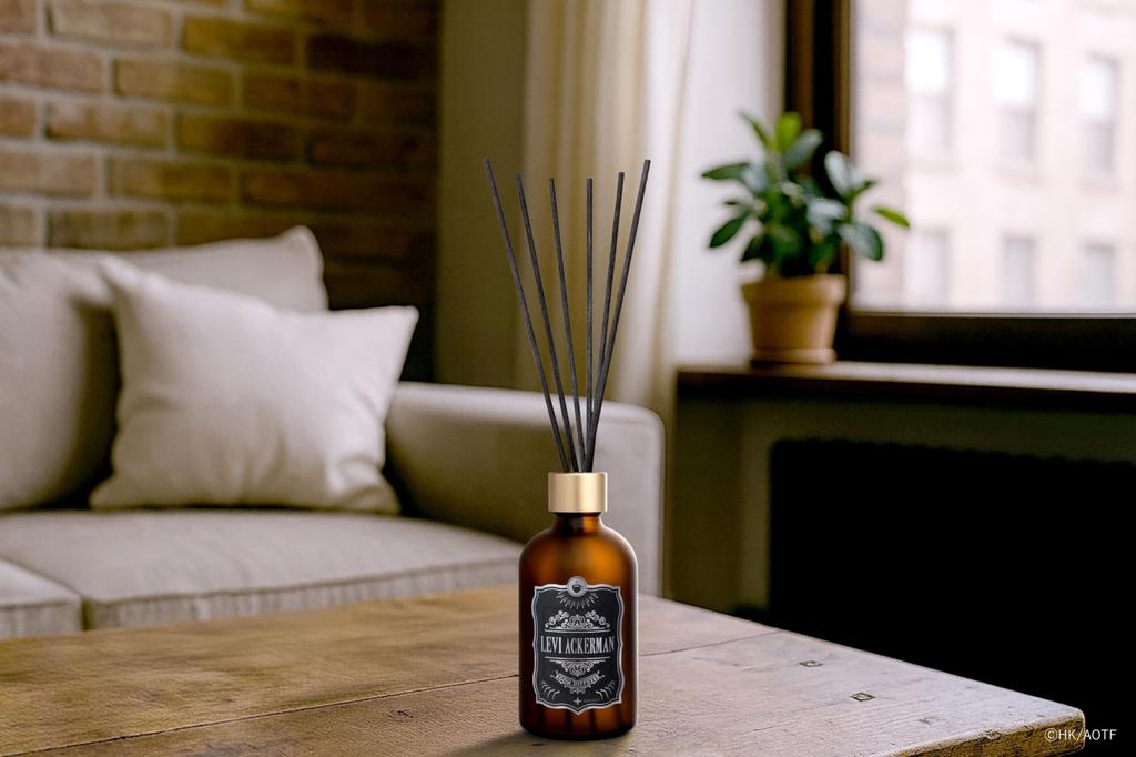 GSI Creos "Attack on Titan" The Final Season Room Diffuser, Levi Ackerman - Cool Amber - 100ml