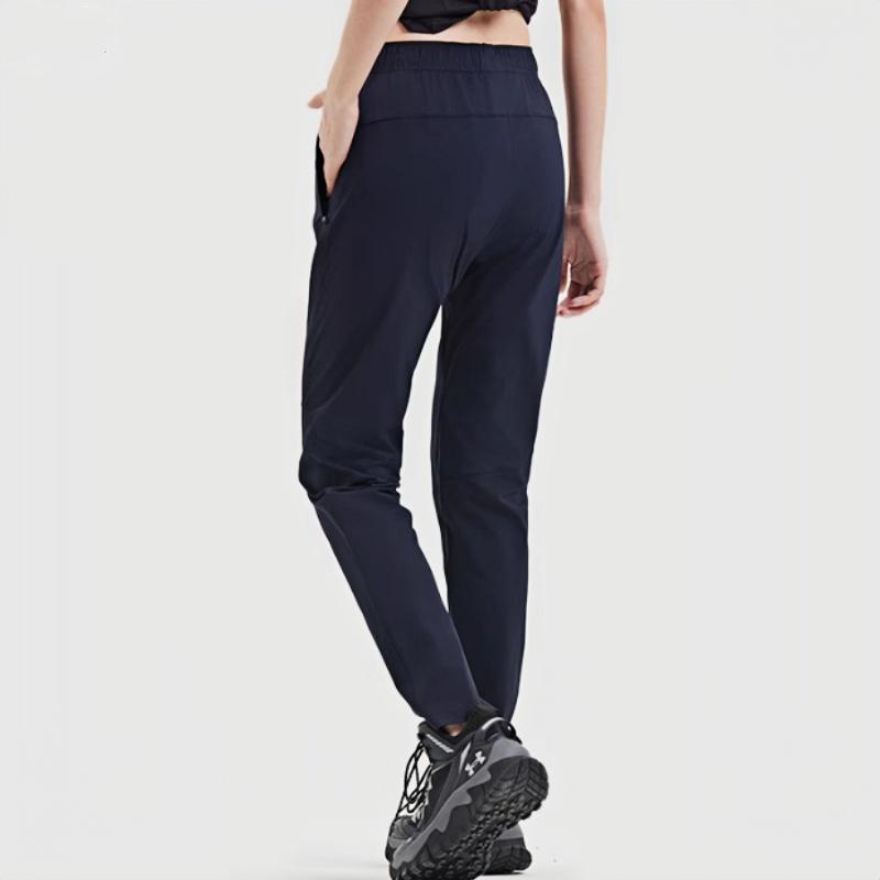 Under Armour Cool And Comfortable Skin-Friendly Casual Knitted Sports Pants Women bottoms Muted-Blue 14323231-0038