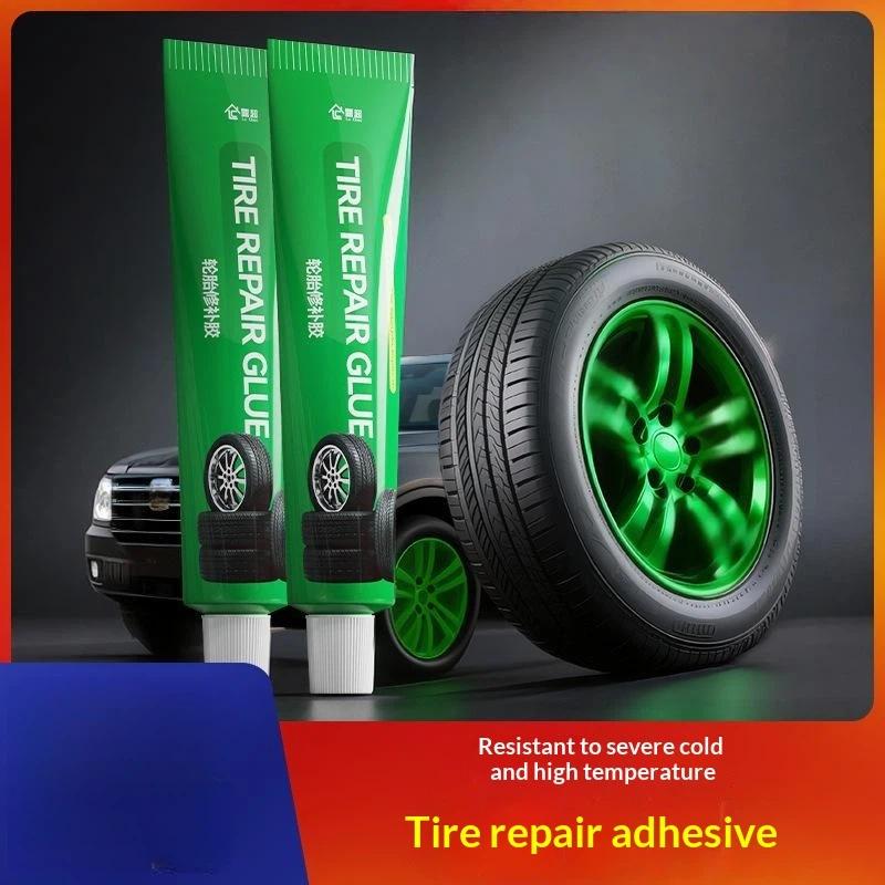 Strong Adhesive Tire Repair Glue Heat & Cold Resistant 1/2/3Pcs Portable Sealant for Car Van Tire Puncture Quick Repair