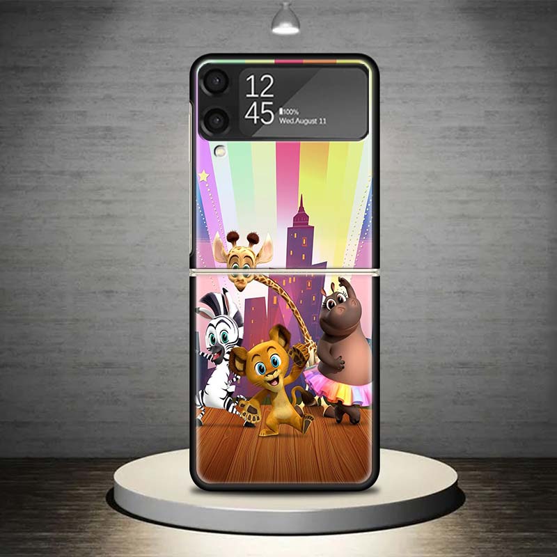 Cartoon Gabbys Dollhouse Phone Case For Samsung Galaxy Z Flip 7 6 5 4 3 5G Shockproof Cover Z Flip7 Flip6 ZFlip5 Flip3 Flip4 Lux