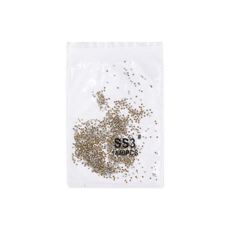 Pointed Bottom Czech Rhinestones for Nail Art - Glass Transparent Accents for Nail Decorations
