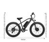LANKELEISI MG740PLUS Ebike 2000W Doppio Motore 48V 20Ah Batteria Rimovibile 26 Pollici Ruote Grasse Bicicletta Elettrica Freni Idraulici Dirt bike
