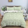 Flower Leaves Duvet Cover Set Fashion Pattern Print Polyester Comforter Covers with Pillow Case King Queen Twin Size Bedding Set