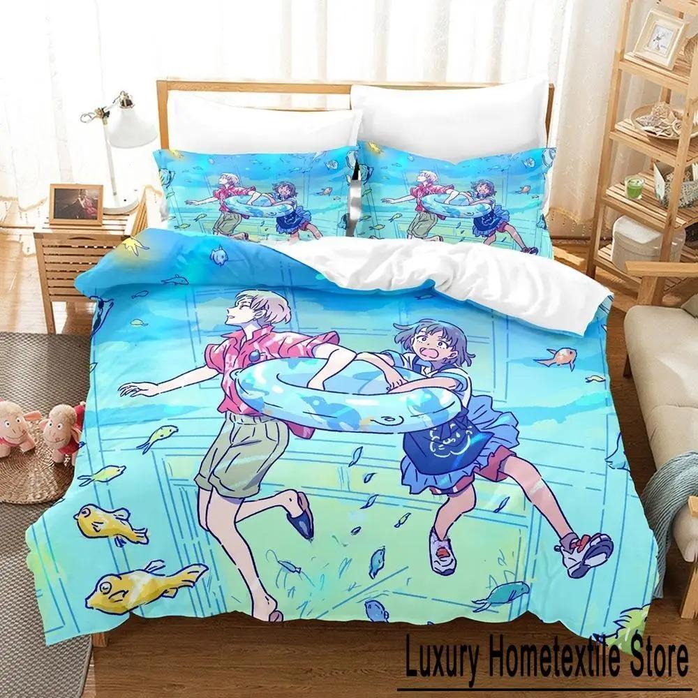 Deji Meets Girl Bedding Set Single Twin Full Queen King Size Bed Set Adult Kid Bedroom Duvet Cover Sets Anime Bed Sheet Set
