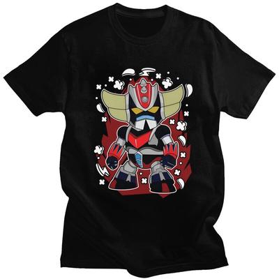 T-shirts Personnalisés Classiques Chibi Gurren Lagann Homme Manches Courtes T-shirt Décontracté 100% Coton T-shirt Oversize Cadeau