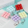 1Pc Fun 9 Keys Mechanical Keyboard Keychain Cute Creative Stress Relief Toy Keyring Adult Kid Fidget Toy Bag Pendant Gifts&