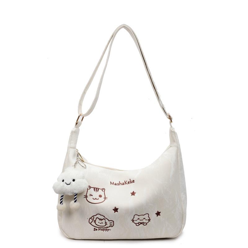 Simple 2025 Spring New Large-capacity Tote Bag Fashion Trend Cute Women's Shoulder Messenger Bag